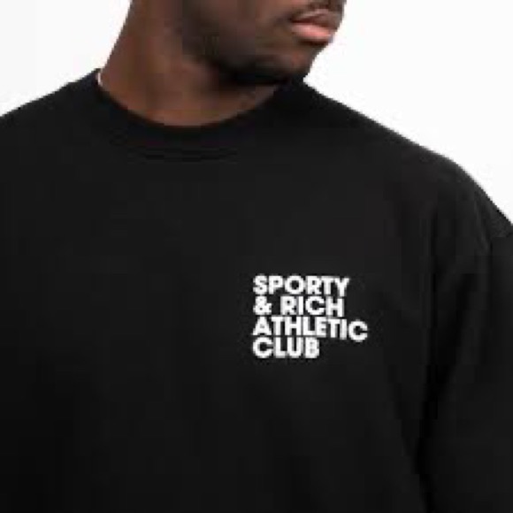 Sporty & Rich Athletic Club Tee - Picture 3 of 7